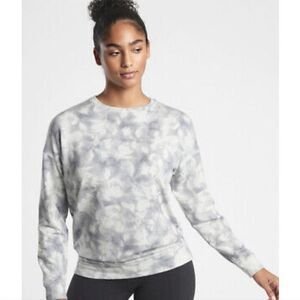 Athleta Studio To Street Print Sweatshirt Size Small